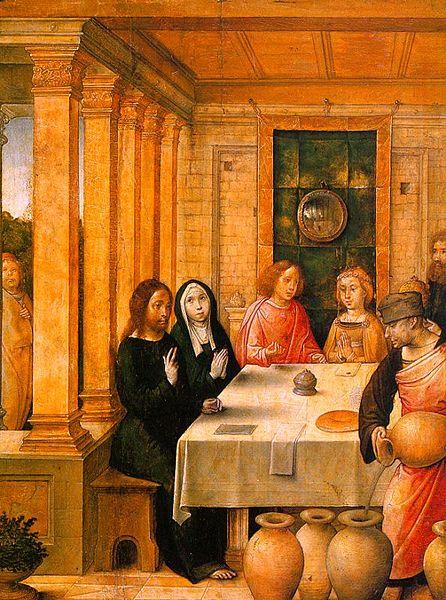 Juan de Flandes The Marriage Feast at Cana oil painting picture